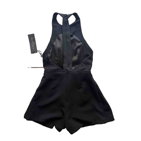Nana Judy Nasty Gal Women's Black Isabella Cutaway Romper Size 8 $155 - Picture 13 of 16